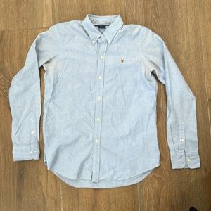 Ralph Lauren Sport boys long sleeve shirt. Size 8. Color light blue.